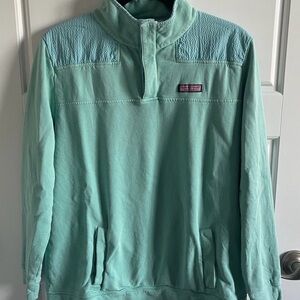 Vineyard vines teal Pullover Sweatshirt (m)
